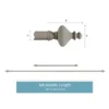 Hastings Home 1 Inch Curtain Rod With Finials (Gray) 1 Hastings Home 1 Inch Curtain Rod With Finials (Gray) -Safavieh Shop GUEST a5d86301 9154 4132 8a71 beac009735b2