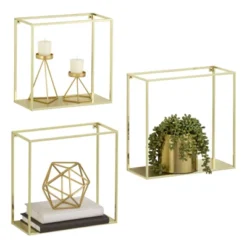 MDesign Metal Floating Wall Mount Vertical Display Frames, Set Of 3 9 MDesign Metal Floating Wall Mount Vertical Display Frames, Set Of 3 -Safavieh Shop GUEST a61d765a 9d6d 44b4 92eb 7accec10f986