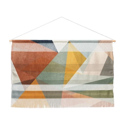 Little Arrow Design Co Modern Triangle Mosaic Multi Landscape Fiber Wall Hanging - Society6 5 Little Arrow Design Co Modern Triangle Mosaic Multi Landscape Fiber Wall Hanging - Society6 - Image 3