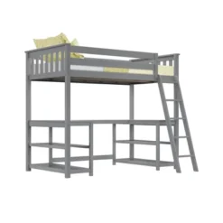Max & Lily Twin-Size High Loft Bed With Wraparound Desk & Shelves -Safavieh Shop GUEST a7bb3138 79e6 4e7f adb7 283a57b8f59a