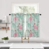 Linen Blend Bird Floral Print Short Kitchen Valance And Tier Curtains -Safavieh Shop GUEST a852cfdd e0bd 46ae b54d 53d9e50513ec