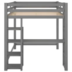Full Size Loft Bed With Built-in Desk And Shelves - ModernLuxe -Safavieh Shop GUEST a9240e4c 20b4 44df aec7 997a51c79049