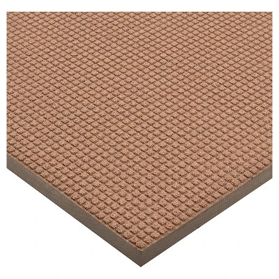 2'x3' Solid Dotted Doormat Brown/Black - HomeTrax 5 2'x3' Solid Dotted Doormat Brown/Black - HomeTrax - Image 3