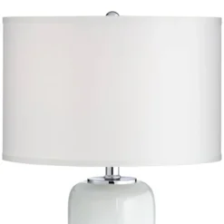 Possini Euro Design Modern Table Lamp With USB Charging Port And Nightlight LED 25" High Blue Art Glass White Shade For Bedroom Desk (Color May Vary) 12 Possini Euro Design Modern Table Lamp With USB Charging Port And Nightlight LED 25" High Blue Art Glass White Shade For Bedroom Desk (Color May Vary) -Safavieh Shop GUEST abb5061a 370a 41ff 8cef 7b6df6160770