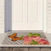Northlight Coir Rose With A Butterfly Chevron Spring Door Mat 18" X 30" -Safavieh Shop GUEST ac77335c 6742 4acc 8c36 6d6c90f963c5