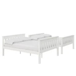 Full Over Full Petty Wood Bunk Bed With USB Port - Room & Joy -Safavieh Shop GUEST ae81c2e7 9825 468f b8c9 0d224ac8bb2e