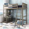 Max & Lily Twin-Size High Loft Bed With Bookcase -Safavieh Shop GUEST aeaec1eb eea8 47c3 8a02 d576af3ebb50