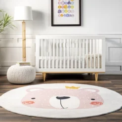 NuLOOM Nesta Queen Bear Machine Washable Kids Area Rug -Safavieh Shop GUEST af59214a 6e8d 4149 beb2 dd63e6e97eac