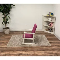 Kids' Rocking Chair With Fully Upholstered And Seat Back Pink - Gift Mark -Safavieh Shop GUEST af698b29 dce0 4a04 982a 253f97008ae8