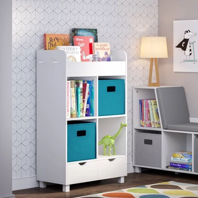 Kids' Book Nook Cubby Storage Cabinet With Bookrack - RiverRidge Home 4 Kids' Book Nook Cubby Storage Cabinet With Bookrack - RiverRidge Home - Image 2