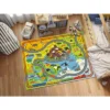 KC CUBS Boy & Girl Kids Animal Safari Car Vehicle Traffic Road Educational Learning & Game Play Nursery Bedroom Classroom Rug Carpet -Safavieh Shop GUEST b0989253 27ac 4465 9924 6d5df5469d18