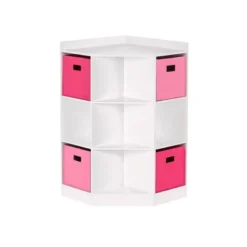5pc Kids' Corner Cabinet Set With 4 Bins Set - RiverRidge Home -Safavieh Shop GUEST b1eb82fc 2644 4029 9ba0 808e6642881c