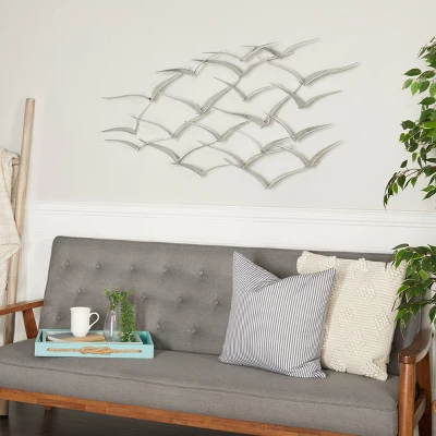 Metal Bird Flying Flock Wall Decor - Olivia & May 20 Metal Bird Flying Flock Wall Decor - Olivia & May - Image 18