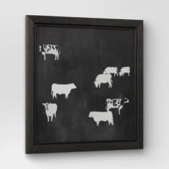 (Set Of 2) 12" X 12" Cow Collection II Framed Wall Canvases - Threshold™ -Safavieh Shop GUEST b344498b 2140 4a52 b3be 29b42cd41f2d