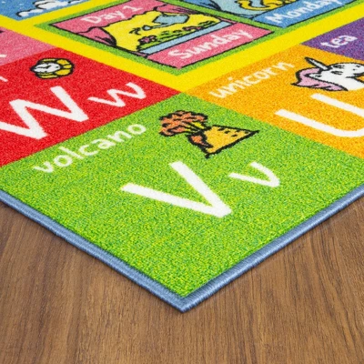 KC CUBS Boy & Girl Kids ABC Alphabet, Seasons, Months & Days Educational Learning & Fun Game Play Nursery Bedroom Classroom Rug Carpet 8 KC CUBS Boy & Girl Kids ABC Alphabet, Seasons, Months & Days Educational Learning & Fun Game Play Nursery Bedroom Classroom Rug Carpet - Image 6