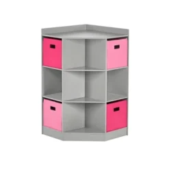 5pc Kids' Corner Cabinet Set With 4 Bins Set - RiverRidge Home -Safavieh Shop GUEST b514871c 3b6e 48cf b000 0d0bc9cb692f