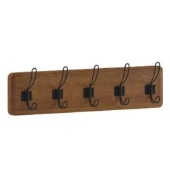 Merrick Lane 24 Inch Wall Mount Pine Wood Storage Rack With 5 Hanging Hooks, Entryway, Kitchen, Bathroom 28 Merrick Lane 24 Inch Wall Mount Pine Wood Storage Rack With 5 Hanging Hooks, Entryway, Kitchen, Bathroom -Safavieh Shop GUEST b5bfd496 1dca 4573 af5e d47813c71128