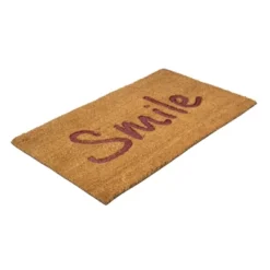Northlight Natural Coir "Smile" Outdoor Rectangular Doormat 18" X 30" -Safavieh Shop GUEST b5f9f8bd c1a7 4920 a6fb 5a91ee0795e7