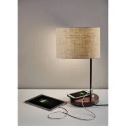 19.5" Oliver Charge Table Lamp Black - Adesso 17 19.5" Oliver Charge Table Lamp Black - Adesso -Safavieh Shop GUEST b6617f53 686b 4918 998a f24bfd19c165