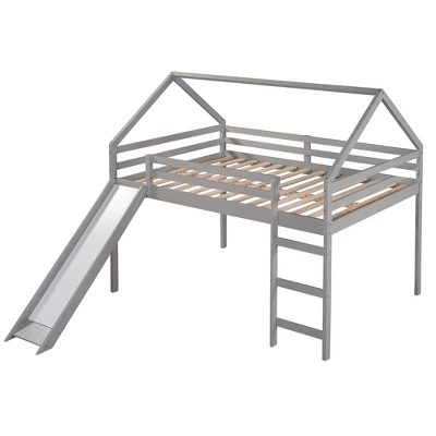 Full Size House Shape Loft Bed With Slides - ModernLuxe 7 Full Size House Shape Loft Bed With Slides - ModernLuxe - Image 5