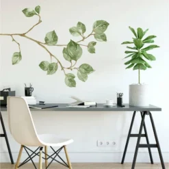 Leaf Twig Peel And Stick Giant Wall Decal Green - RoomMates -Safavieh Shop GUEST b7721586 58e1 43df 8898 d72d6390c761