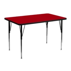 Emma And Oliver 30x48 Rectangle Laminate Adjustable Activity Table -Safavieh Shop GUEST b8130225 4300 4d42 8328 eac43f3530fd