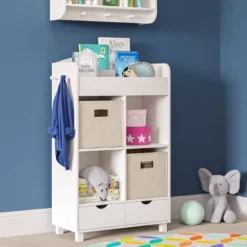 Kids' Book Nook Cubby Storage Cabinet With Bookrack - RiverRidge Home 21 Kids' Book Nook Cubby Storage Cabinet With Bookrack - RiverRidge Home -Safavieh Shop GUEST b8381782 6b6c 48b1 b3c2 bb02b7ca4b28