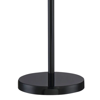 360 Lighting Bingham Modern Torchiere Floor Lamp With Side Lights 71 1/2" Tall Black Metal White Shade For Living Room Reading Bedroom Office House 8 360 Lighting Bingham Modern Torchiere Floor Lamp With Side Lights 71 1/2" Tall Black Metal White Shade For Living Room Reading Bedroom Office House - Image 6