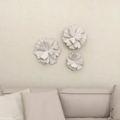 Modern Ornamental Wall Decor Set Of 3 White - Olivia & May 32 Modern Ornamental Wall Decor Set Of 3 White - Olivia & May -Safavieh Shop GUEST b9b28f7c 6fc4 4bd7 a373 f5c15090015b