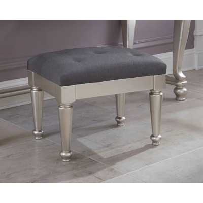 Coralayne Stool Silver - Signature Design By Ashley 3 Coralayne Stool Silver - Signature Design By Ashley