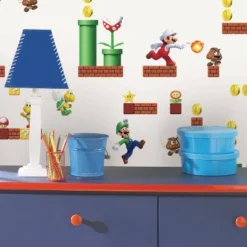 Nintendo Super Mario Peel And Stick Wallpaper - Roomates -Safavieh Shop GUEST bb16848a 83ba 463e 89db 689044f262c3