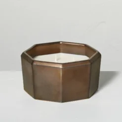 Octagonal Ceramic Cashmere & Suede Fall Jar Candle Metallic Bronze - Hearth & Hand™ With Magnolia 11 Octagonal Ceramic Cashmere & Suede Fall Jar Candle Metallic Bronze - Hearth & Hand™ With Magnolia -Safavieh Shop GUEST bb6f1e7c 11d2 4ed8 a084 2f6573d24c6b 1