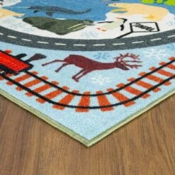 KC CUBS Boy & Girl Kids Animal Safari Car Vehicle Traffic Road Educational Learning & Game Play Nursery Bedroom Classroom Rug Carpet -Safavieh Shop GUEST bc0bc2b3 f7bb 4e8e bfc9 3008687d93d1