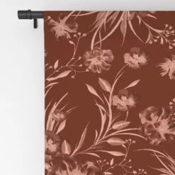 Gabriela Fuente Holiday Floral 50" X 84" Single Panel Room Darkening Window Curtain - Deny Designs -Safavieh Shop GUEST bc19650a f8e3 4d82 b849 70c416ee3468