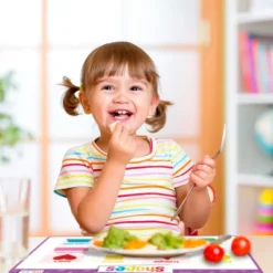 Merka Kids Toddler Silicone Placemat For Dining Table - Alphabet Letters, Numbers, Shapes And Colors Set Of 4 -Safavieh Shop GUEST bec3cfcc f58b 4361 a3d7 11db8be01add