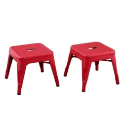 Harper & Hudson Set Of 2 Kids' Metal Stools - ACEssentials -Safavieh Shop GUEST c2a5909e 59b6 4b75 af9c 669d587d4322