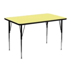 Emma And Oliver 30x48 Rectangle Laminate Adjustable Activity Table -Safavieh Shop GUEST c2cc41a1 fa56 496b 89d8 0c786d5e89a0