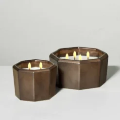 Octagonal Ceramic Cashmere & Suede Fall Jar Candle Metallic Bronze - Hearth & Hand™ With Magnolia 9 Octagonal Ceramic Cashmere & Suede Fall Jar Candle Metallic Bronze - Hearth & Hand™ With Magnolia -Safavieh Shop GUEST c2d76d0f 821b 4b02 b2fe 1a79665ccca4 1