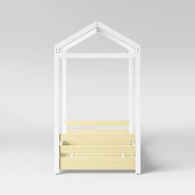 Twin House Kids' Bed White - Pillowfort™ 4 Twin House Kids' Bed White - Pillowfort™ - Image 2