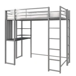 Twin Adele Loft Bed With Desk Silver - Room & Joy 11 Twin Adele Loft Bed With Desk Silver - Room & Joy -Safavieh Shop GUEST c4512612 89b9 4ee6 9390 20a04a32c759
