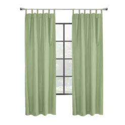 Thermalogic Weathermate Topsions Room Darkening Provides Daytime And Nighttime Privacy Curtain Panel Pair Sage