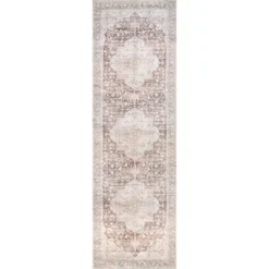 NuLOOM Rosa Machine Washable Distressed Vintage Medallion Area Rug -Safavieh Shop GUEST c76c5c9a 3e9a 453b 900b a09edecd5437
