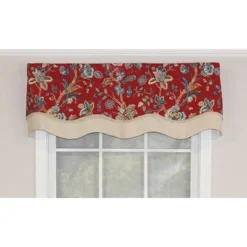 Gianna Glory 3in Rod Pocket Layered Window Valance 50in X 16in By RLF Home -Safavieh Shop GUEST c814369d bfd7 4615 a7e2 ab5f2112de2f