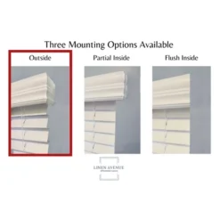 Linen Avenue Cordless Faux Wood Blind, Outside Mount 10 Linen Avenue Cordless Faux Wood Blind, Outside Mount -Safavieh Shop GUEST c848278c d468 400f 9a21 c6bd1828c3e2