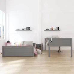 Twin Over Full Capri Wood Bunk Bed Gray - Hillsdale Furniture -Safavieh Shop GUEST c8f42038 484b 41c6 85fb 01a55b7b9a83