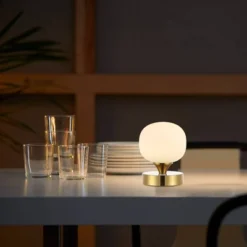 6.13" Owen Modern Minimalist Iron Rechargeable Integrated LED Table Lamp - JONATHAN Y -Safavieh Shop GUEST c907c02d 5463 4cac b9a6 f10ac845cd5f