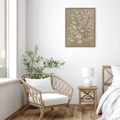 23" X 30" Leaves Sketches II By Asia Jensen Framed Canvas Wall Art Print - Amanti Art -Safavieh Shop GUEST cbd5fcff f63b 4f84 863e 74d687e15a6b