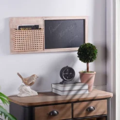Multi-Functional Wall Memo Board With Chalkboard And File Rack Storage Brown - StyleCraft 10 Multi-Functional Wall Memo Board With Chalkboard And File Rack Storage Brown - StyleCraft -Safavieh Shop GUEST cc5a8c91 0161 4a04 a9a9 55c25e1176b1