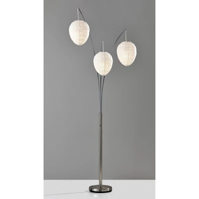 Belle Arc Lamp Silver - Adesso 4 Belle Arc Lamp Silver - Adesso - Image 2