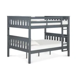 Full Over Full Petty Wood Bunk Bed With USB Port - Room & Joy -Safavieh Shop GUEST ce8c55c8 760e 4f66 bad7 300f3794f8e7